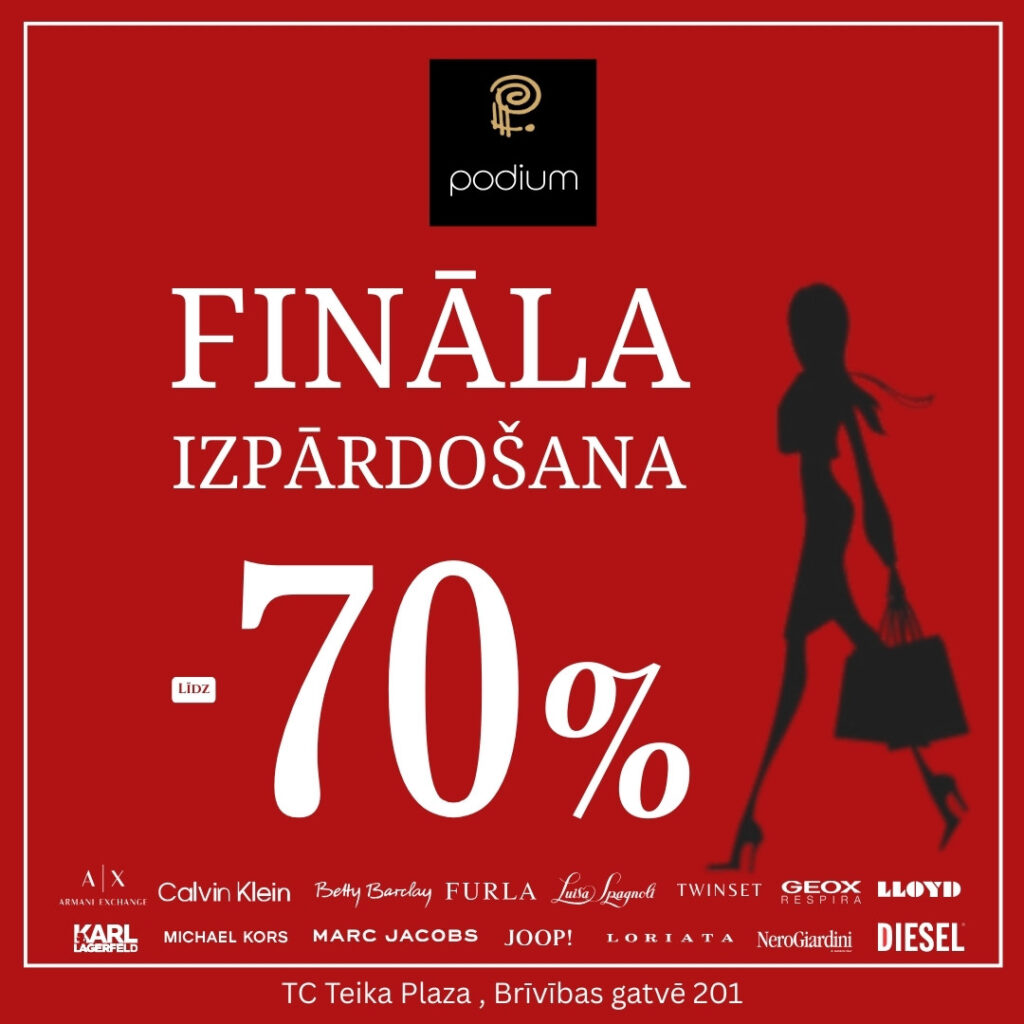 PODIUM fināla izpārdošanna