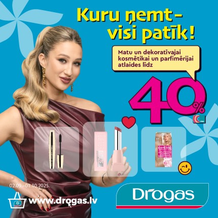 Atlaides veikalā Drogas