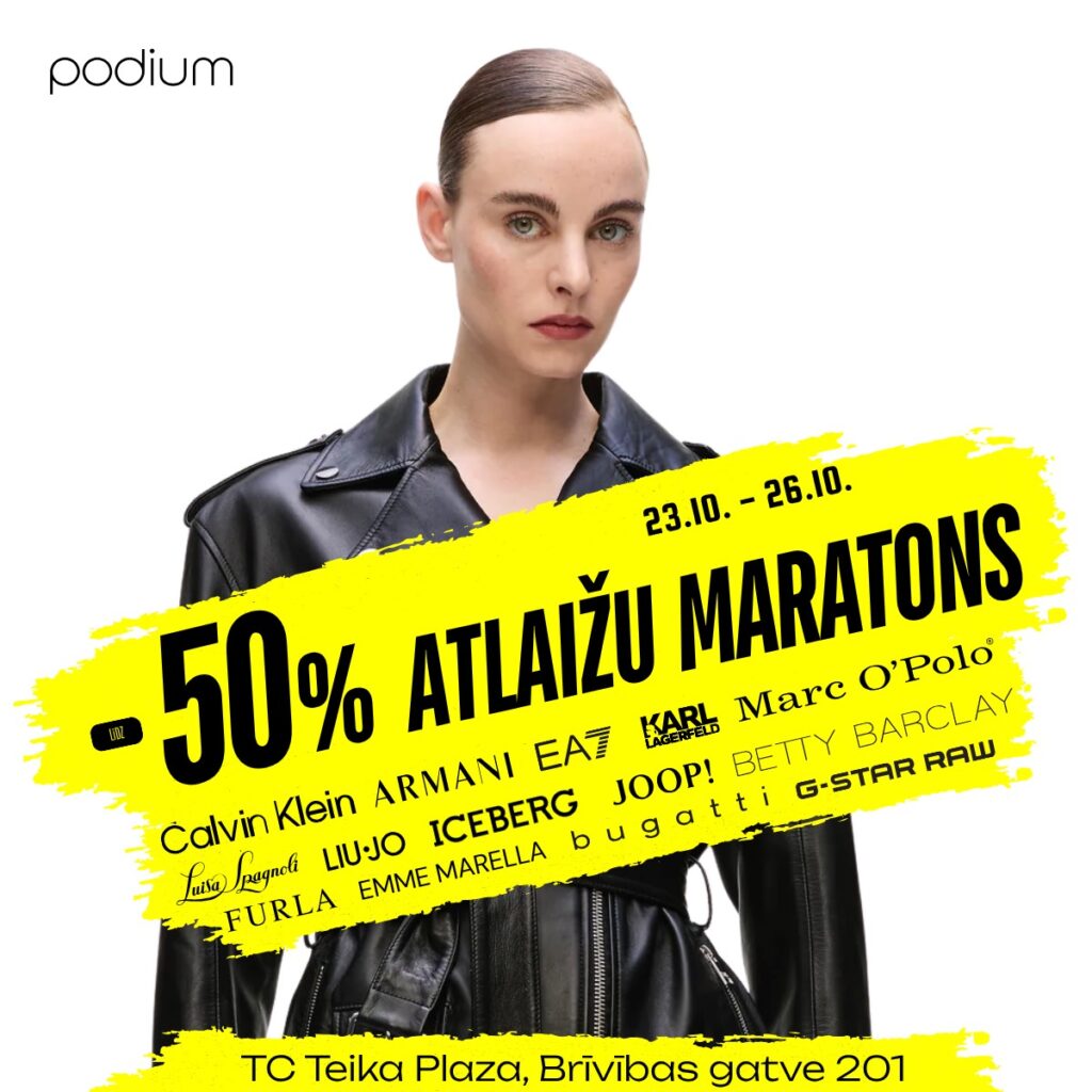 PODIUM atlaižu maratons